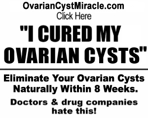 Minimal Ovarian Cyst Miracle Guide in addition to Down load information products.